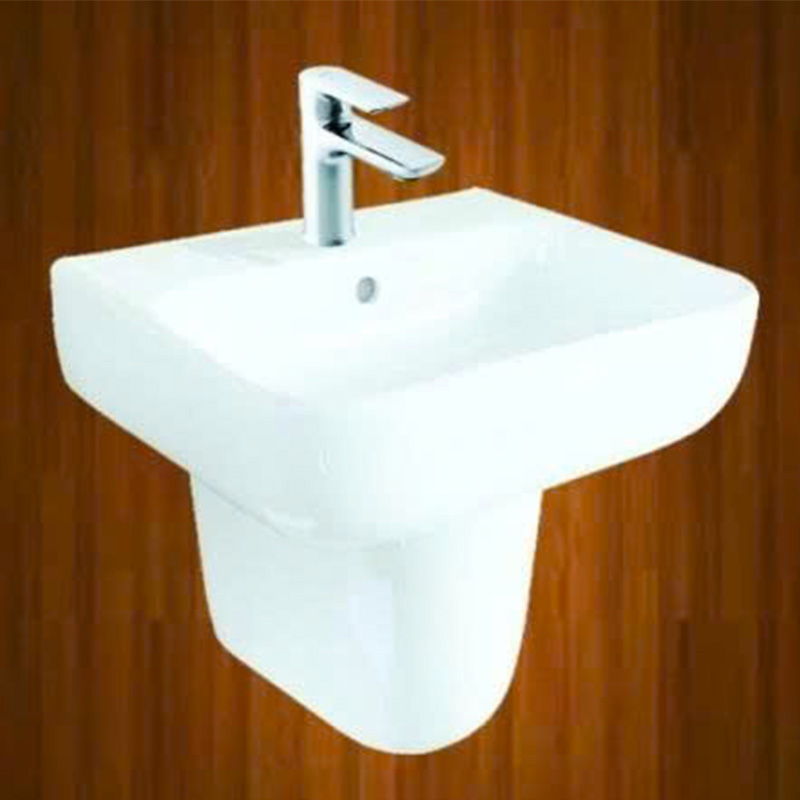 CHẬU LAVABO VUÔNG & CHÂN VUÔNG DIZADO DZDC09
